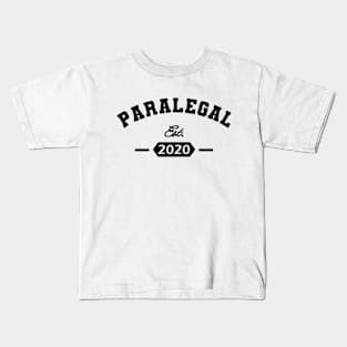 Paralegal est. 2020 Kids T-Shirt